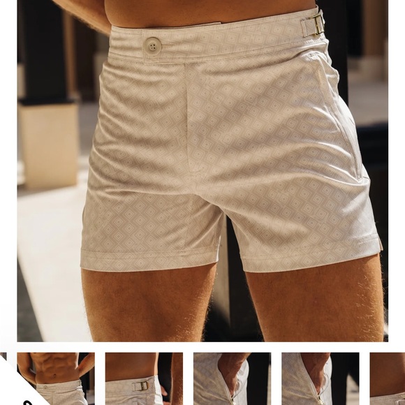 Pinnacle Tailored Glacier Meridian Swim Shorts - Picture 2 of 2